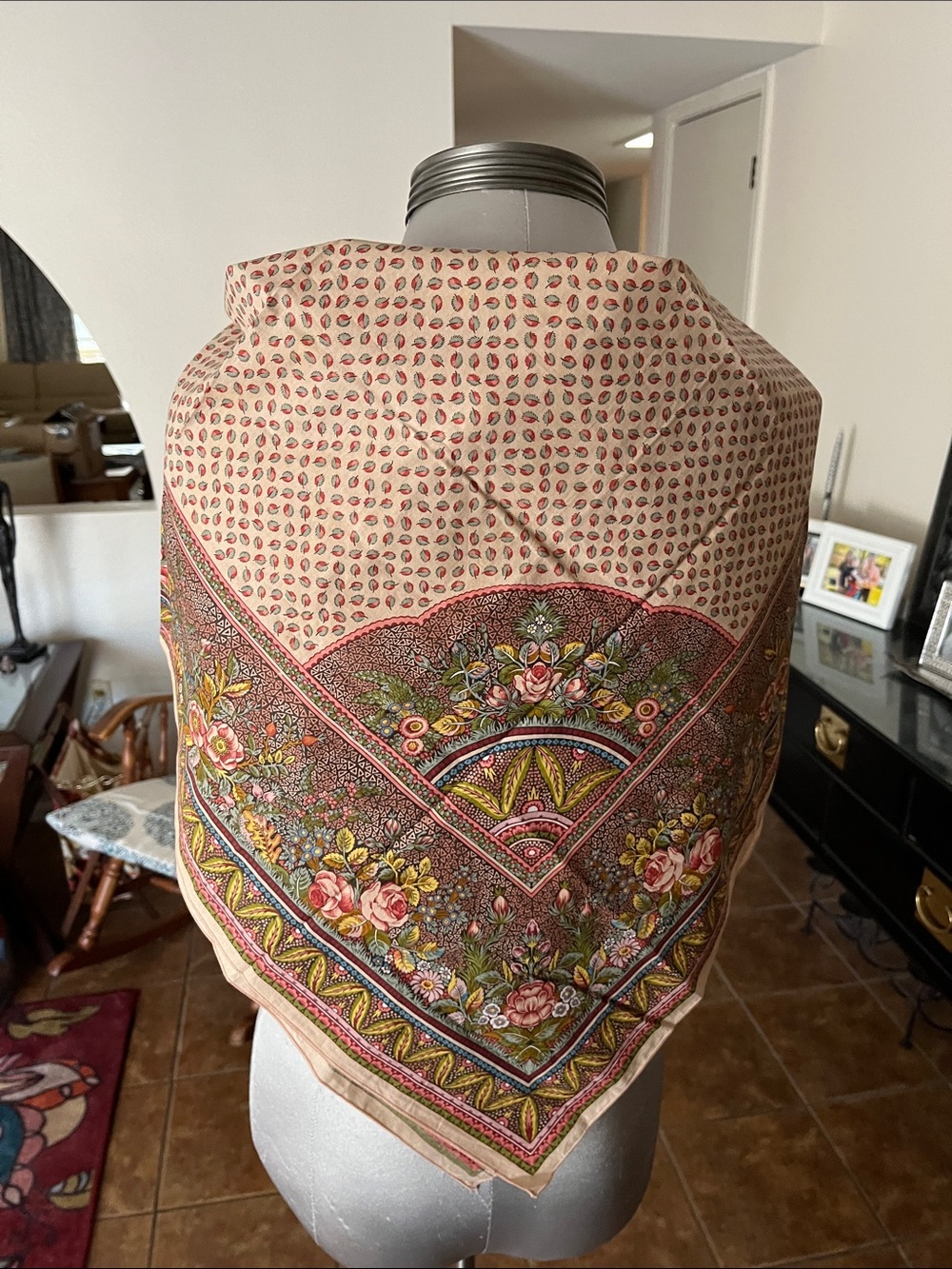 Paris France Cotton Scarf - Picture 2 of 6
